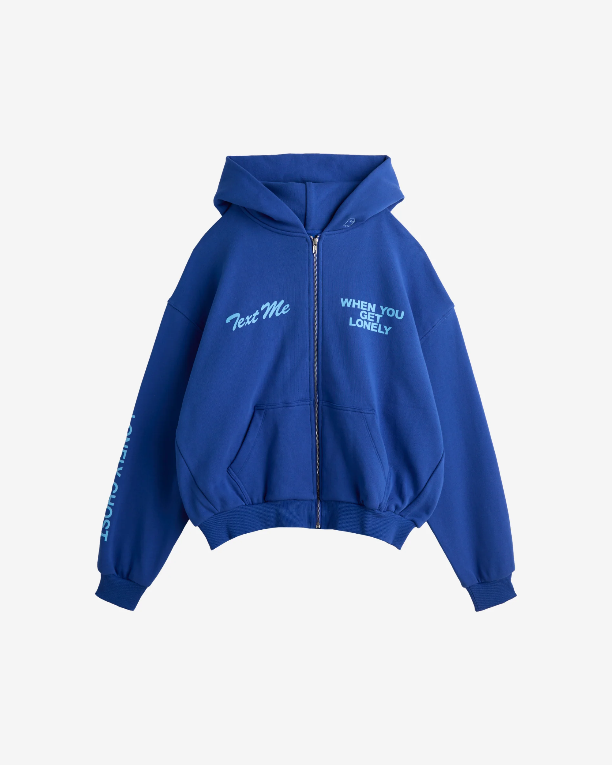 Text Me When You Get Lonely Zip Hoodie - Image 3