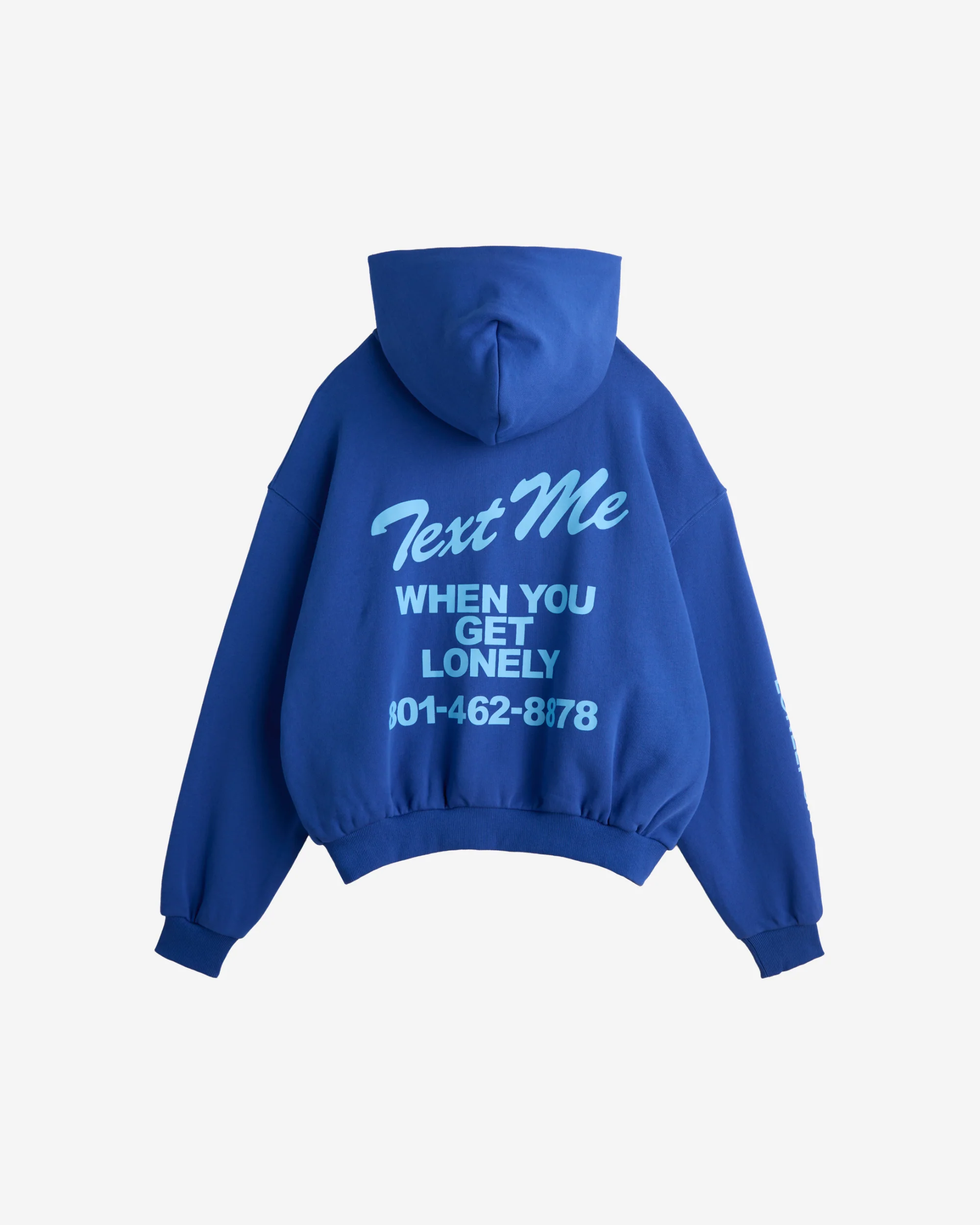 Text Me When You Get Lonely Zip Hoodie - Image 4